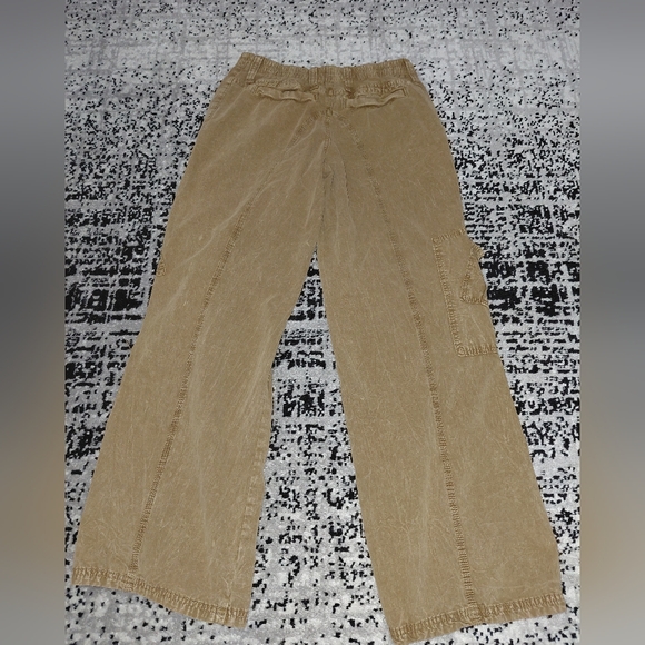 BDG Urban Outfitters Camel Cargo Pants Small Y2K Baggy Gorpcore Tan - Picture 11 of 15